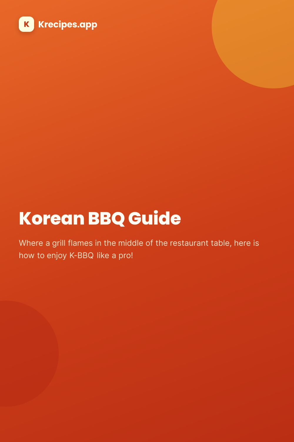 Guía de barbacoa coreana (K-BBQ 완벽 가이드)