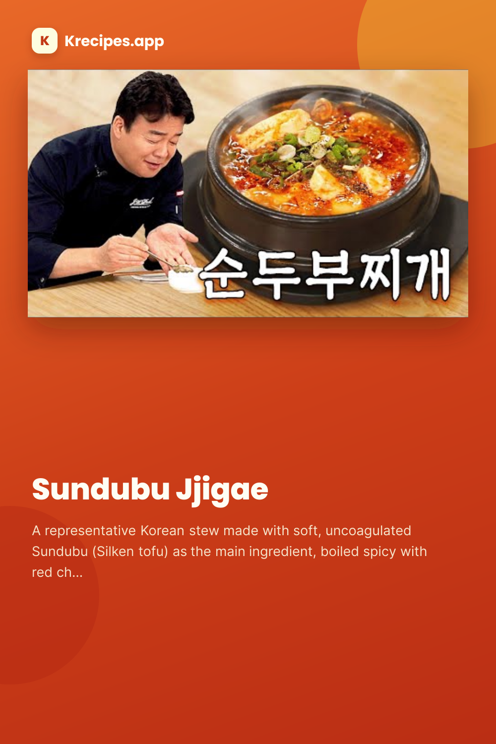 Sopa de tofu suave (Sundubu-jjigae)